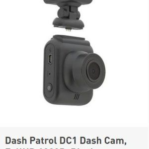 Dash Patrol DC1 Dash Cam, FullHD 1080P, Black